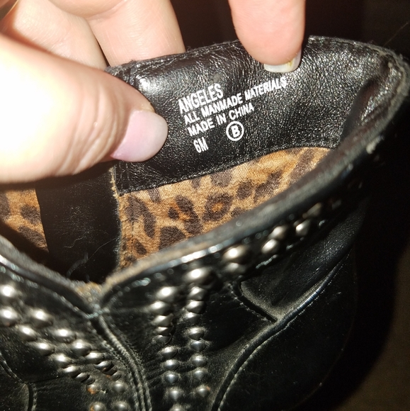 Cute Studded Ankle Booties - Picture 3 of 3